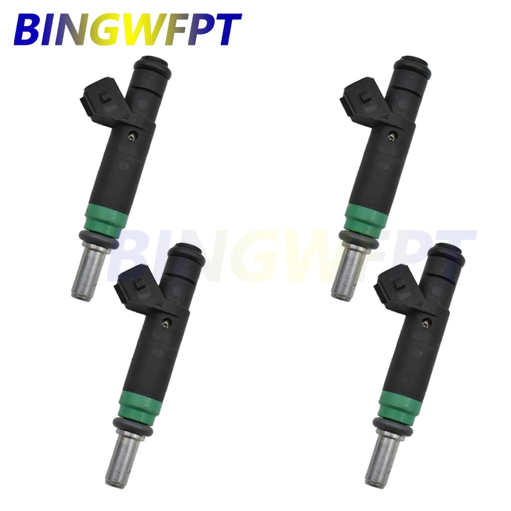 4PCS High Performance Fuel Injector 13641439800 For BMW X5/530i/330i/Z4/Z3/X3 3.0L 2001 2006