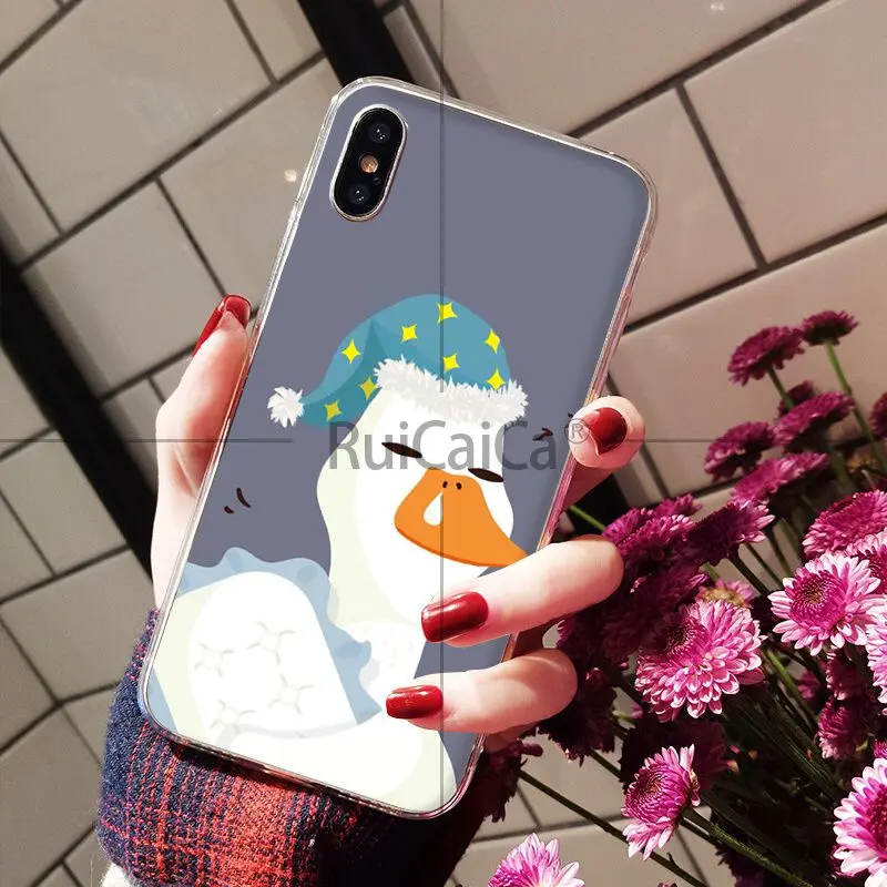 Super cute cartoon duck goose