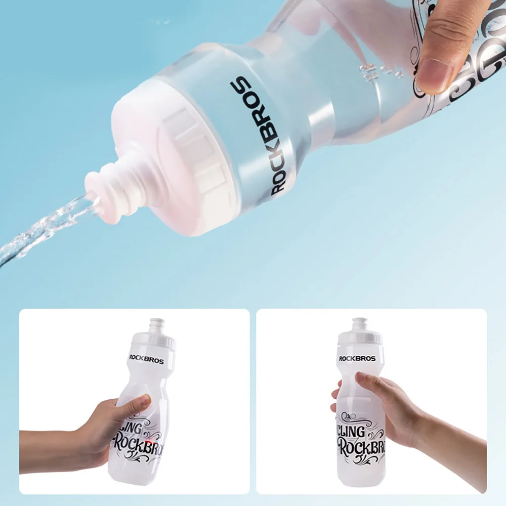 ROCKBROS 750 ML Bicycle Water Bottle Squeeze Jet Leakproof Portable Water Bottle Plastic Outdoor Sports Mountain Bike Drinker water bottle bicycle water bottle sports bottle