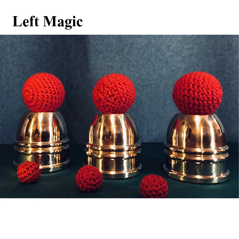 

Mini Unreal Cups and Balls by Jimmy Fan Magic Tricks Stage Close Up Magic Cups and Balls Magia Appear Vanish Magie Gimmick Props