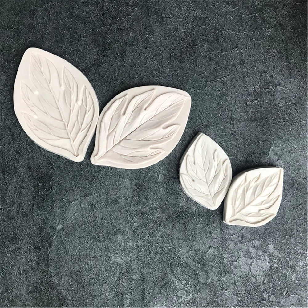 

Chrismas Epoxxy Resin Molds Peony Flower Large Small Leaf Mould Patterns Vein Stampi In Silicone Molde Fondant Cake Mold