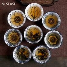Китайский керамический чайный сервиз NLSLASI, чайный набор, маленькая чайная чашка, одна чашка, сине-белая фарфоровая чашка, личная чашка, чашка, чашка Master Китайский керамический чайный сервиз NLSLASI, чайный набор, маленькая чайная чашка, одна чашка, сине-белая фарфоровая чашка, личная чашка, чашка, чашка Master