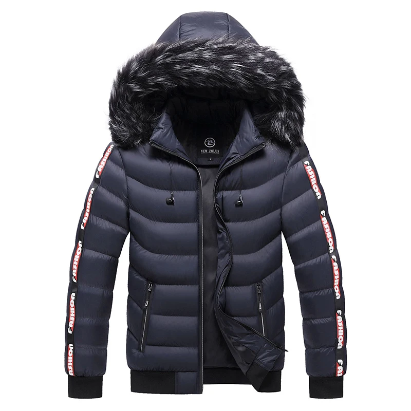 mens parka Winter Jacket Men Fur Collar Warm Thick 2022 Parka Male Outerwear Thermal Wool Liner Down Jacket Coats Fleece Hooded Snow Parka mens parka Parkas