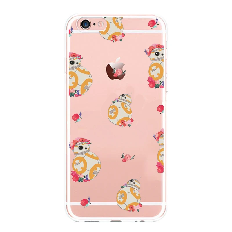 Звездные войны Marvel Comics чехол для сотового телефона iphone8 8Plus 7 7Plus 6S 6splus 5s SE X Star Wars Bb 8