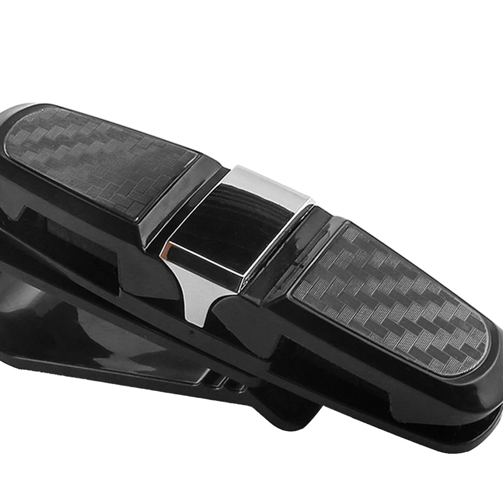 Портативный держатель для очков автомобильный солнцезащитный козырек с клипсой