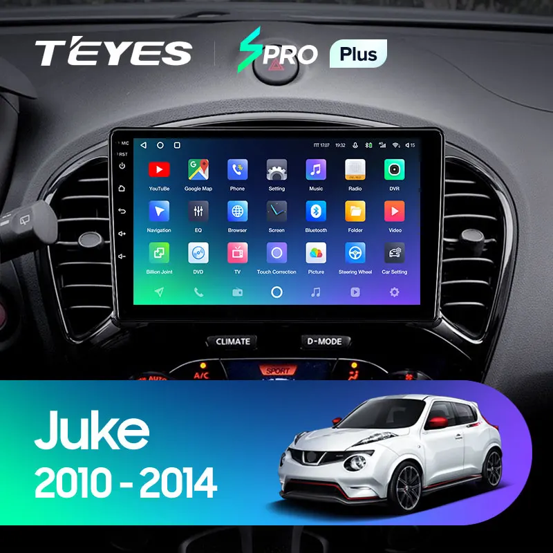 TEYES SPRO Plus Штатная магнитола For Ниссан Жук YF15 Nissan Juke 2010 2014 Android 10 до 8 ЯДЕР 4 + 64ГБ 32EQ DSP