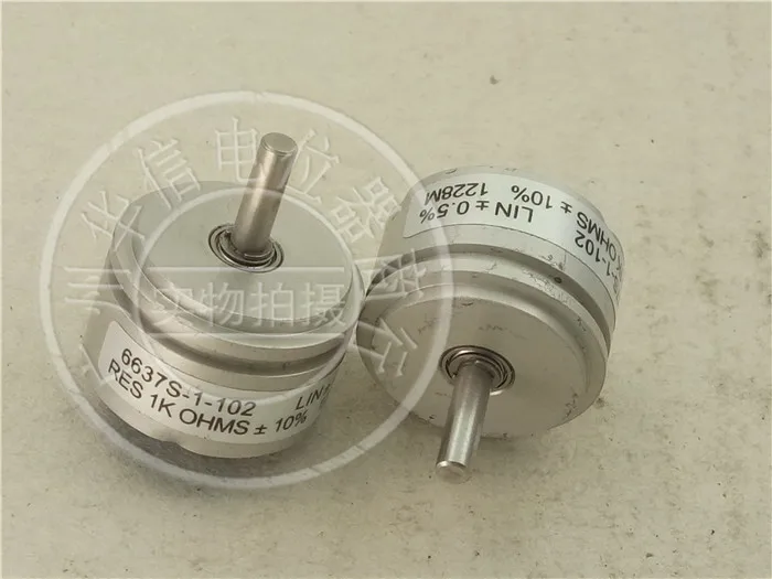 [VK] BOURNS 6637S-1-102 1K проводящий пластиковый потенциометр сервопривода монтажный вал