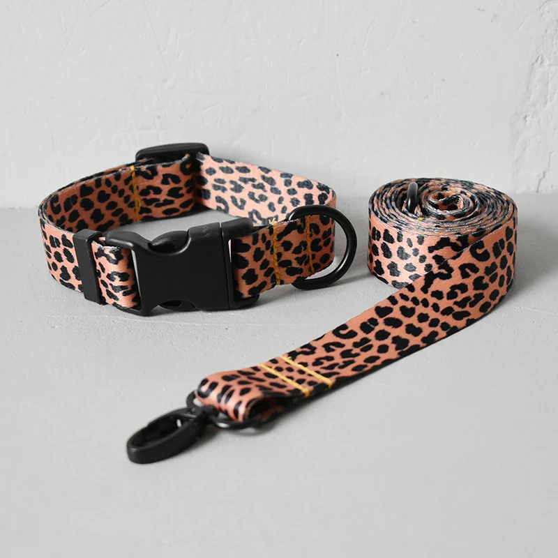 Pet-Accessories Leash-Set Color-Suit Dog-Collar Dogs Leopard Beagle Designe for Pet-Kit