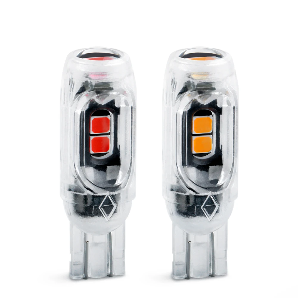

2PCS T10 W5W 3030 5SMD LED Bulbs Auto License Plate Light Instrument Lamp Wedge light Car Parking Lights Turn Side Bulbs White