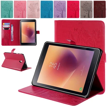 

For Samsung Galaxy Tab A 8.0 SM-T380 T385 2017 Embossing PU Leather Flip Stand Cover Card Slot Tablet Case SM-T380 T385 Funda