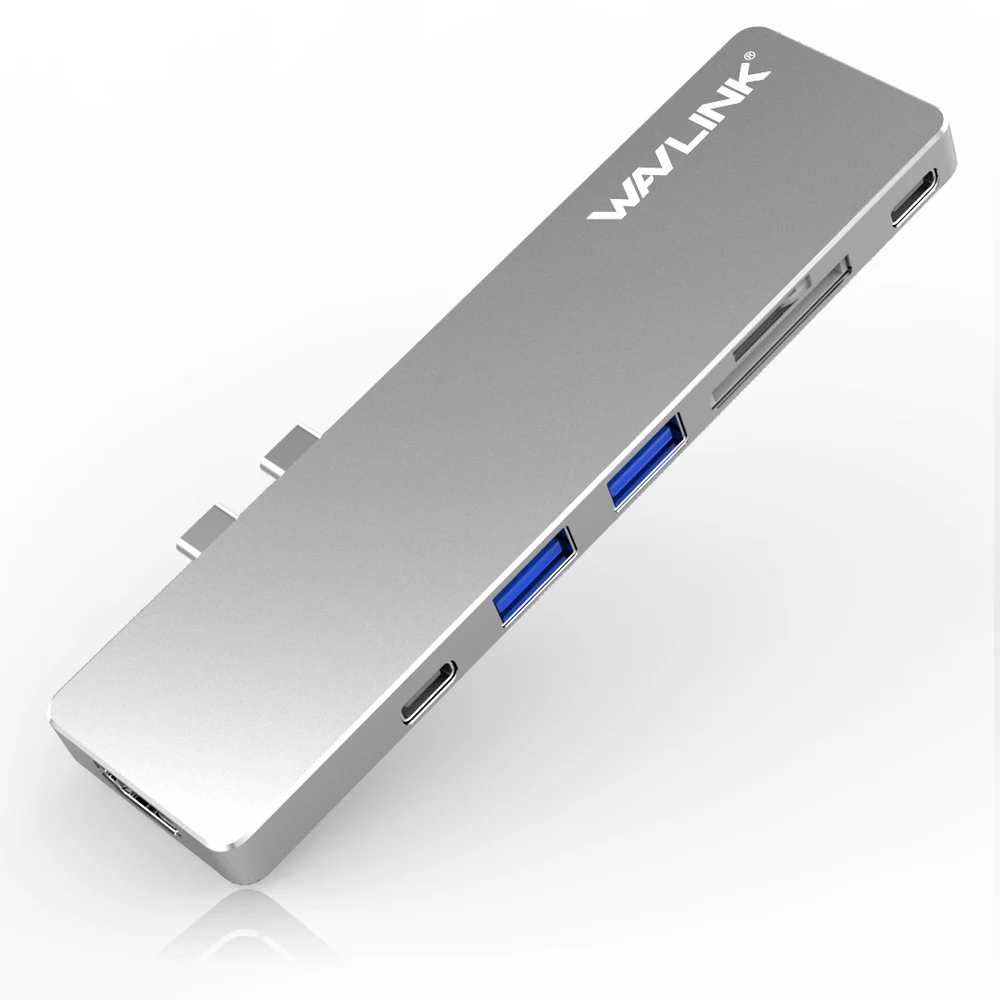 Wavlink usb-хаб C концентратор для Мульти USB 3,0 HDMI адаптер 4K док-станция для MacBook Pro usb type C разветвитель концентратор для ПК ноутбука Hab