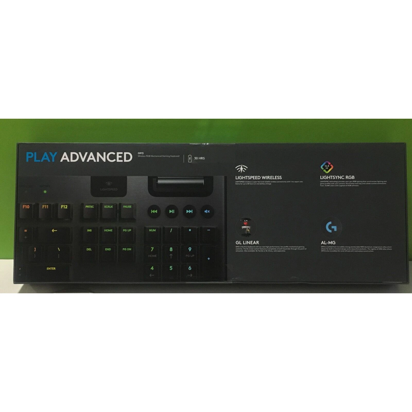 Беспроводная Механическая игровая клавиатура Logitech G913 LIGHTSPEED Bluetooth RGB подсветка