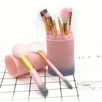 

12Pcs/Set Professional Makeup Brushes Tool Eye Shadow Foundation Eyebrow Lip Makeup Brush Kit Cosmetics Leather Cup Holder