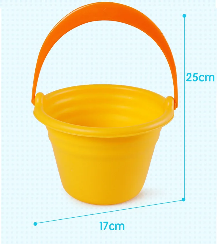Cassia Seed Beach Toys Soft Plastic Soft Silcone Bathroom Children Cute Dredging Tool Car Bucket Spatula