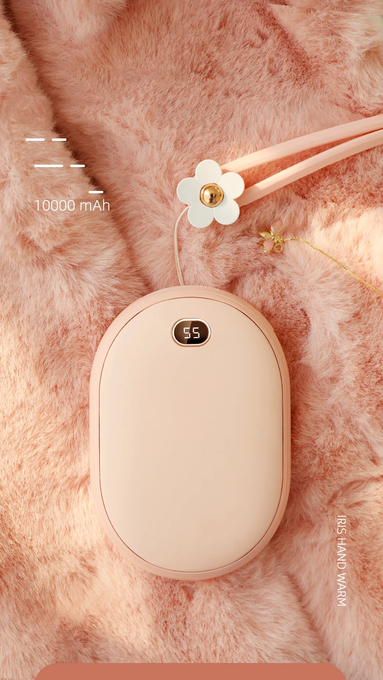 Aquecedor de Mão Portátil para Samsung Bank com Corda Bolso Mais Quente Poverbank Mini Powerbank Carregador Iphone 11 x Xiaomi Power 10000mah 1 iphone 11 x xiaomi power bank com corda