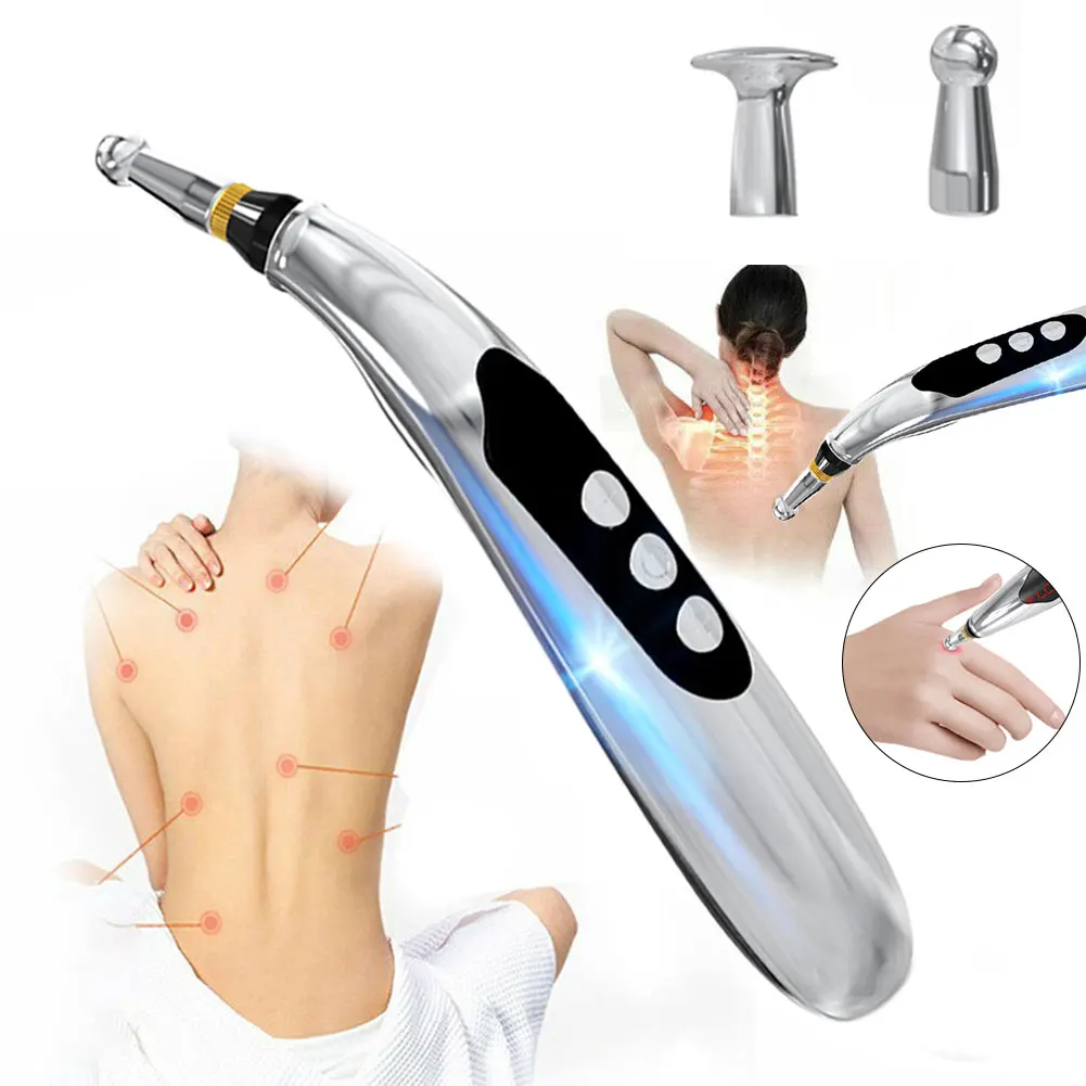 Face Therapy Electronic Acupuncture Stimulator Energy Heal Muscle Pain Relief Health Care Massage Pen Relax Meridians Acupoint