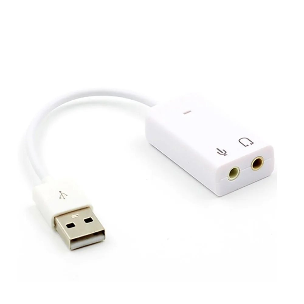 Внешняя USB звуковая карта 3D Виртуальная 7,1 каналов аудио Звуковая карта адаптер Plug& Play для ПК настольный ноутбук