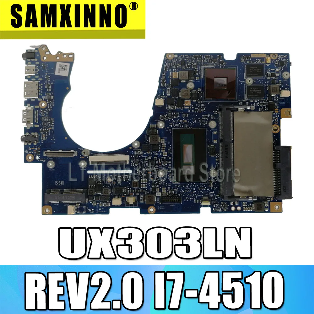 UX303LN материнская плата REV2.0 I7 4510 GT840M для For Asus UX303 UX303LA ноутбука плата|Материнские