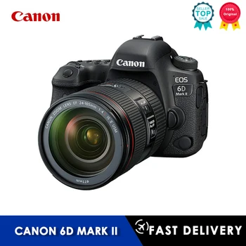 캐논 카메라 EOS 6D 마크 II DSLR 디지털 카메라, 사진 전문 카메라, 신제품