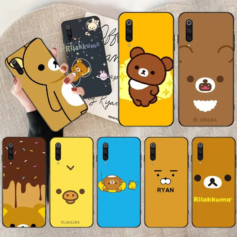 Горячая Распродажа модная одежда от бренда rilakkuma черный мягкий чехол для
