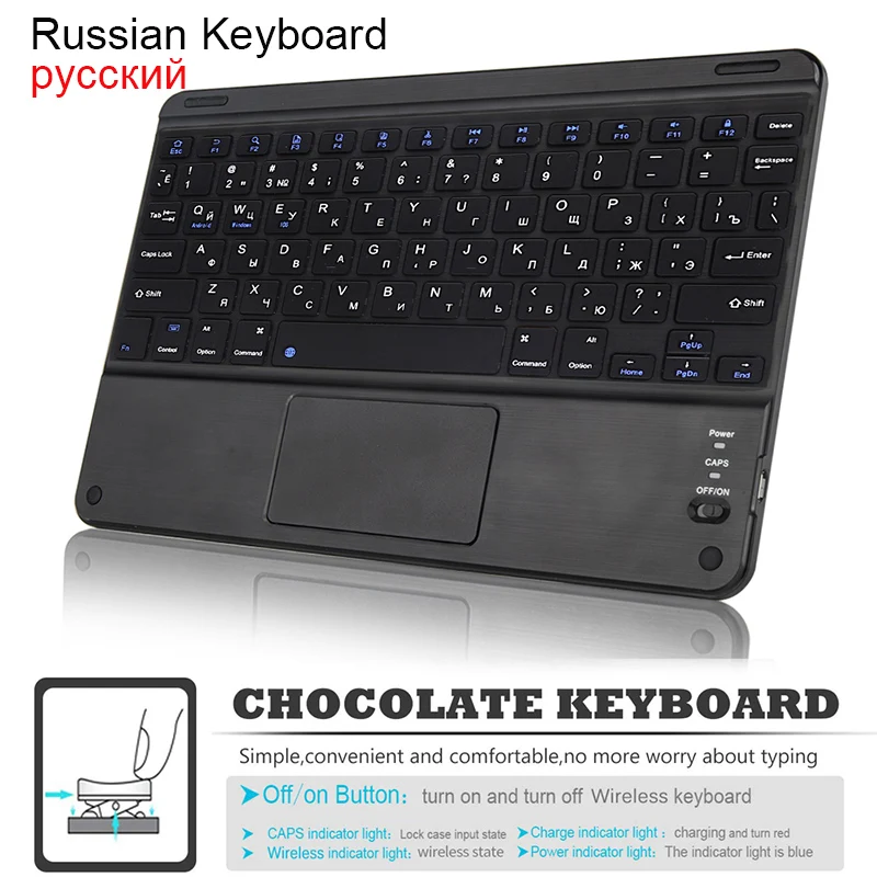 only Keyboard Беспроводная Русская клавиатура для samsung Galaxy Tab S6 10,5 в SM-860/T865 планшет Bluetooth клавиатура Корейская Магнитная клавиатура клавиатура на планшет samsung tab s6 - Цвет: only Keyboard