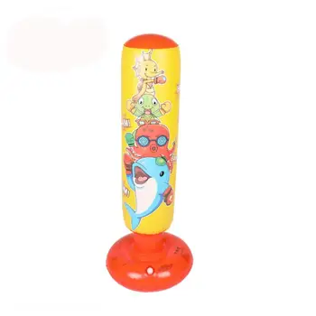 

Children Tumbler Punching Bag Fitness Inflatable Boxing Fight Training Stress Relief Toy Kids Inflatable Sandbag Toys Boy Girl