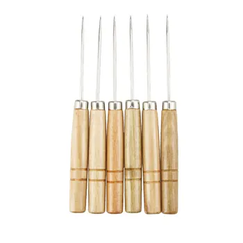 

1 pc Shisha Wooden Handle Foil Piercing Tool Chicha Narguile Single Needle Foil Puncher Aluminum Foil Hookah Accessories