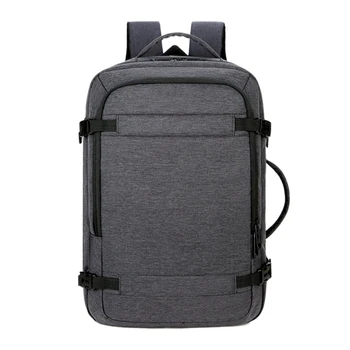 

Mei Nai Li Mens Large Capacity Travel Backpack 15.6 Inch Laptop Computer Bags Multi-Laye USB Charging Mens Travel Backpack