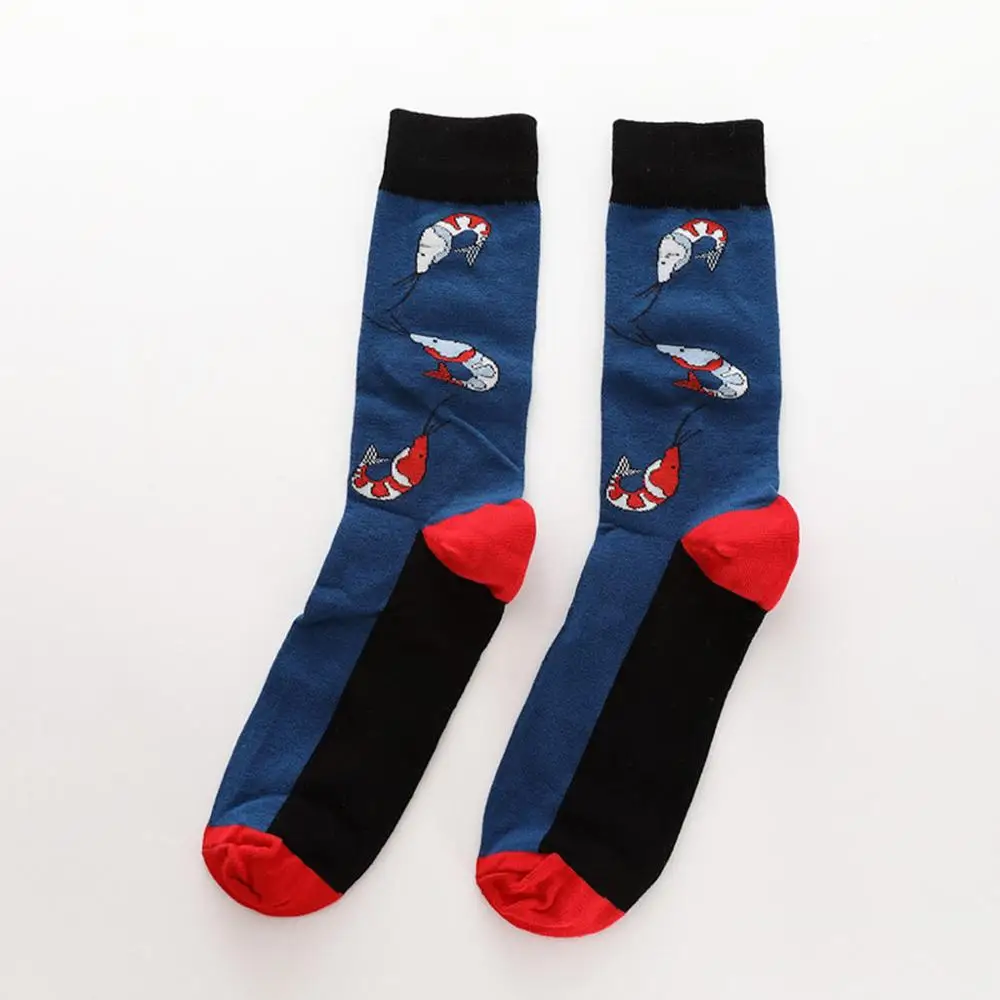 Blue Chaussettes d'hiver Модные мужские хлопковые Цвет блок носки для девочек Теплые Цвет Фул алмаз Повседневное платье, носки Y920 - Цвет: Blue