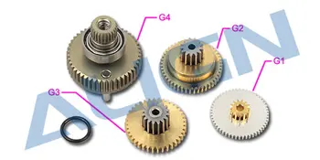 

Align T-rex DS650 Servo Gear Set HSP65001 Free Shipping with Tracking