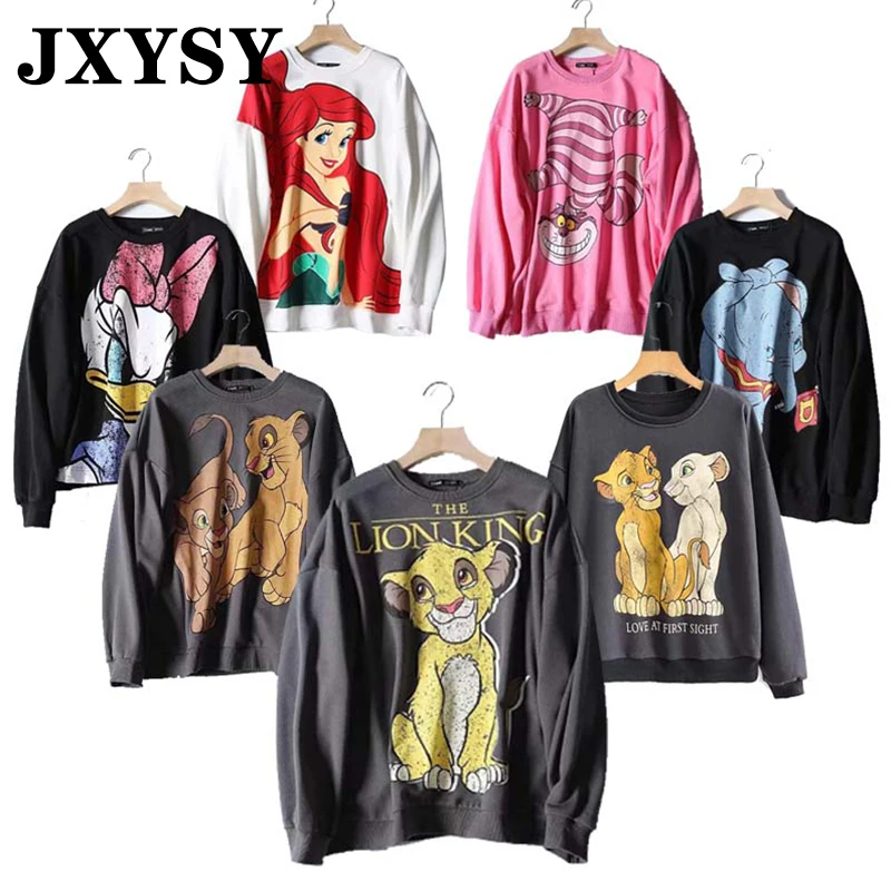 JXXSY, осенне-зимние толстовки, Женская толстовка, повседневная, с рисунком, для девушек, с капюшоном, свободный Женский свитшот, пуловер, Топ