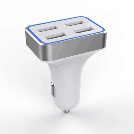 Автомобильное зарядное устройство для телефона с двойным usb qc 3,0 Автомобильное зарядное устройство QC 3 0 быстрая зарядка, автомобильное зарядное устройство Halo автомобильное зарядное устройство
