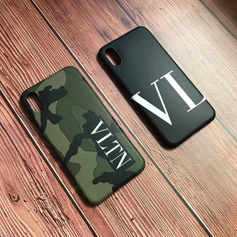 Роскошный камуфляжный чехол для iphone 11 Pro X XR XS max 6 S 7 8 plus модный бренд италия vltn