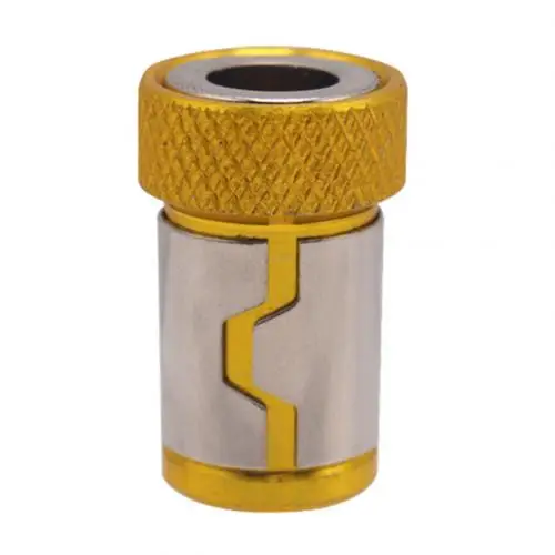 Yellow 1/4-дюймовый магнитный шестигранный хвостовик отвертки сверло держатель Quick Release отвертка бит держатель ручной инструмент для дерева - Цвет: Yellow