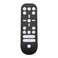 Shockproof Silicone Protective Cover for Game Console Remote Control Accessory (Black)