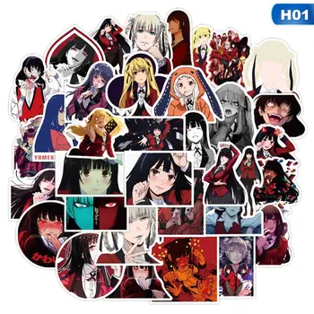 

100pcs Japan Anime Kakegurui Waterproof DIY Graffiti Stickers For Snowboard Laptop Luggage Fridge Kids Gift