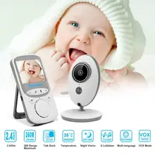 Видеозвонок babyfoon met camera 2,4 дюймов TFT lcd ИК ночного видения Домофон температурный монитор режим VOX