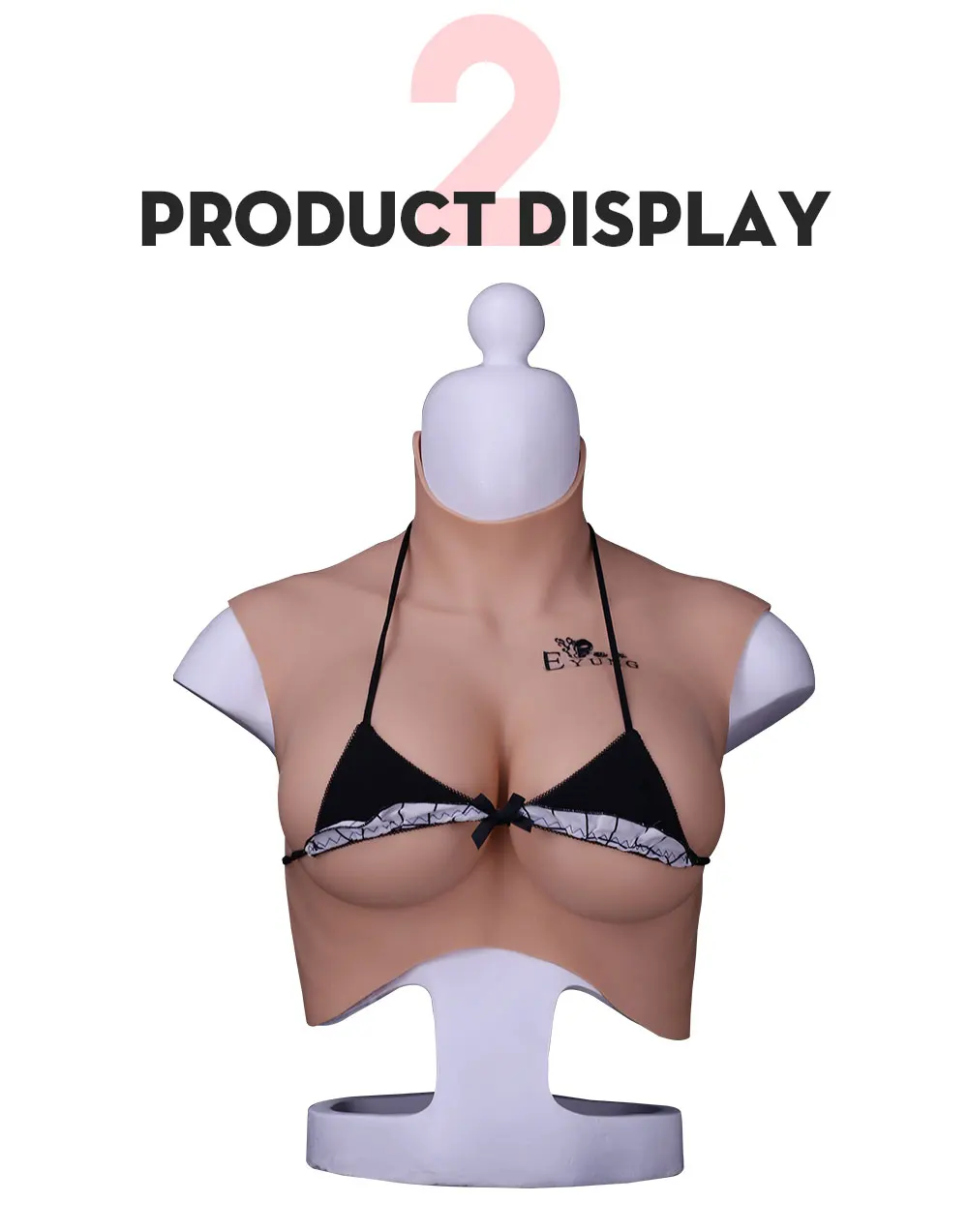 Eyung 7th Generation No Oil Artificial Silicone Breast Forms Fake Boobs Breasts Tits For Above 200kg Crossdresser Drag Queen (2)