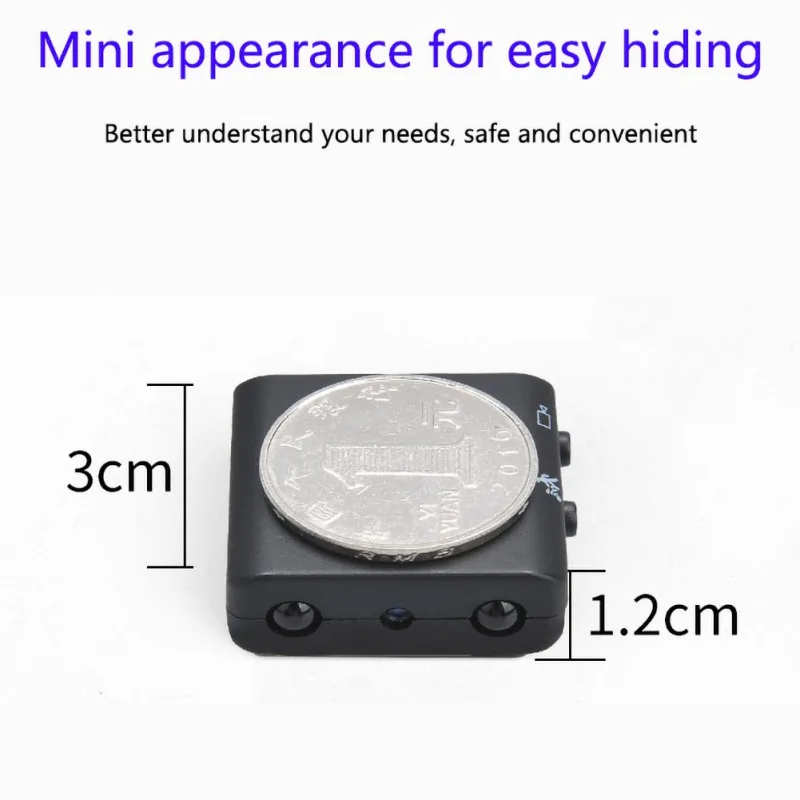  XD IR-CUT Smart Mini Surveillance Camera HD 1080P Infrared Night Vision Security Cameras Loop Recor
