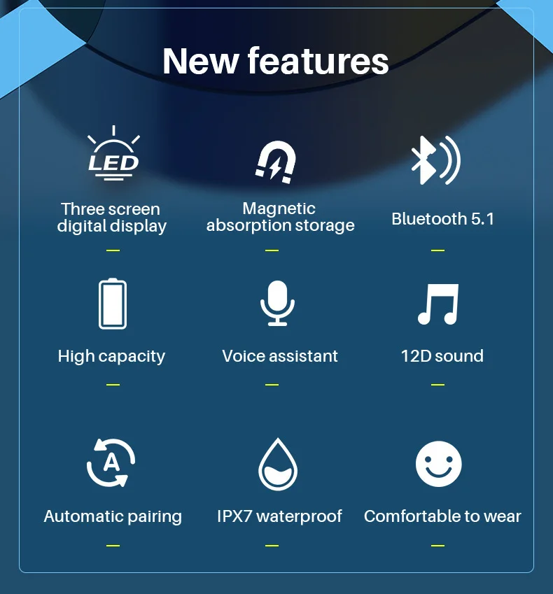 Fones de Ouvido Bluetooth sem Fio Fone de Ouvido Esportes para Homens Ruído à Prova Fones Mulher Cancelamento Dwaterproof Água Tws 2 Eletrônicos