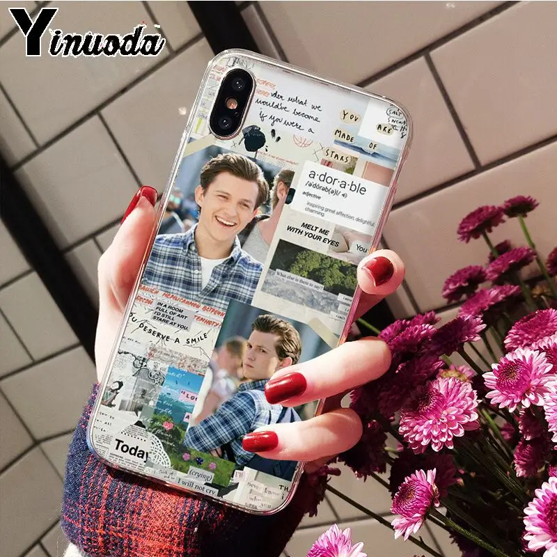 A11 Yinuoda том Холланд Человек-паук ТПУ Мягкий силиконовый чехол для телефона чехол для iPhone 8 7 6 6S Plus 5 5S SE XR X XS MAX Coque Shell - Цвет: A11