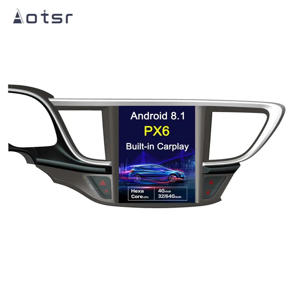 10," Android 8,1 Tesla стиль автомобиля радио gps навигация для Buick Hideo- мультимедиа Кассетный плеер рекордер головное устройство