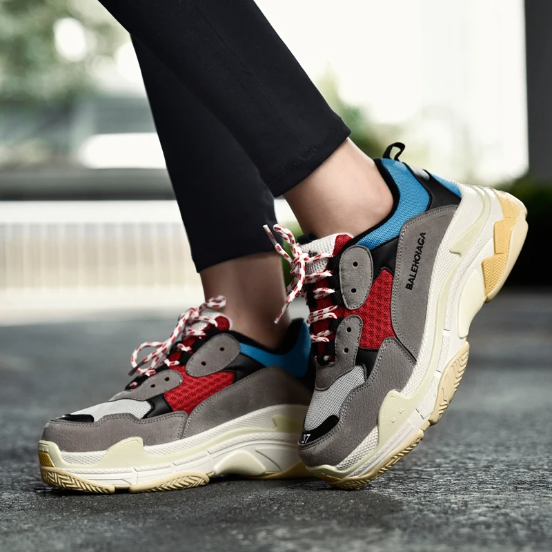 

Men Women Shoes Running Paris Sport Ultras GD West Athletic Wearable Leather Nmd Boost Kanye Triple S Trainer Dad Sneakers