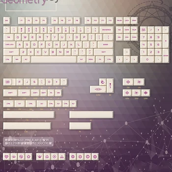 

Milk Purple Color PBT Sublimation Keycaps For Cherry Mx Switch Mechanical Gaming Keyboard PG Profile No Backlit Replace Key Cap