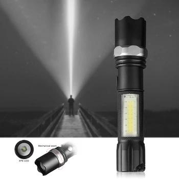 

Tactical 18650 Flashlight LED High Powered 3 Modes Rechargeable Flashlight