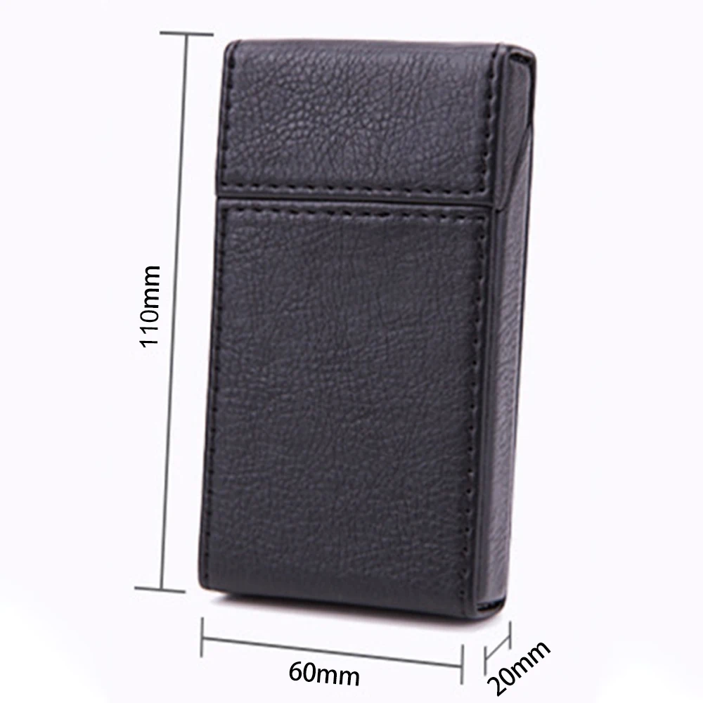 Portable 100mm Cigarette Case 20 Pack Magnet Flip Package
