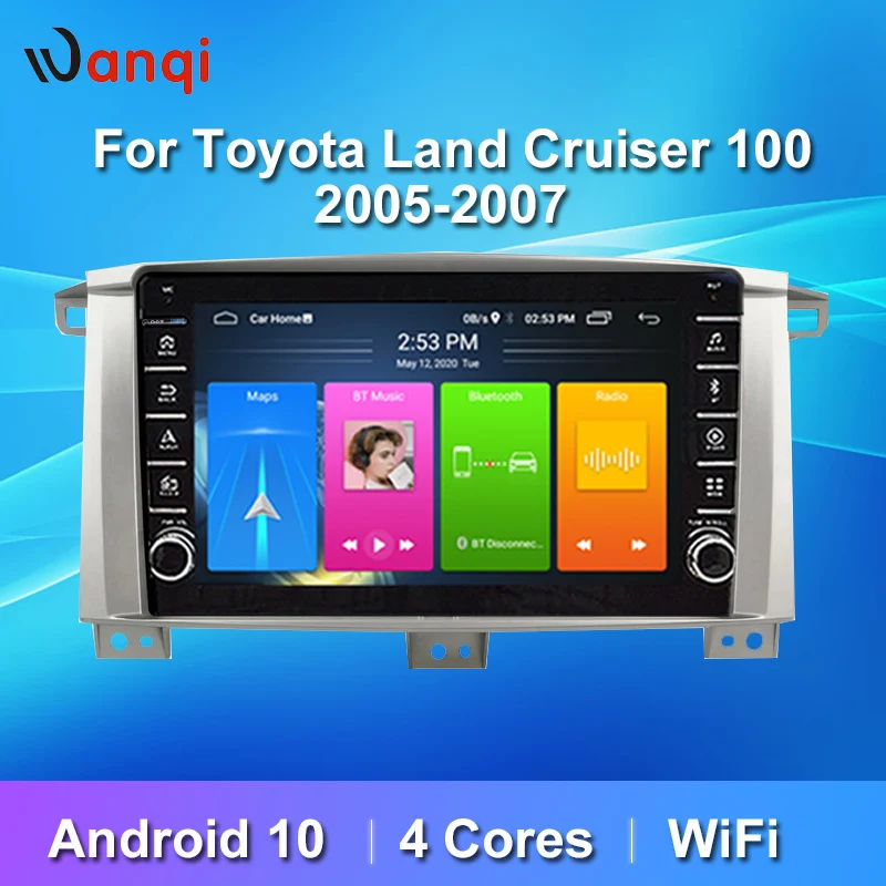 Автомобильный мультимедийный плеер проигрыватель на Android с закаленной ручкой 10