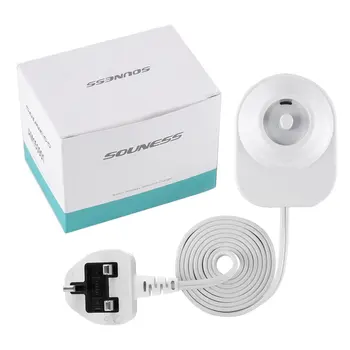 

SOUNESS White & Black Plastic Men And Women Oral Clean Electric Toothbrush Waterproof Wireless Induction Charger SN601