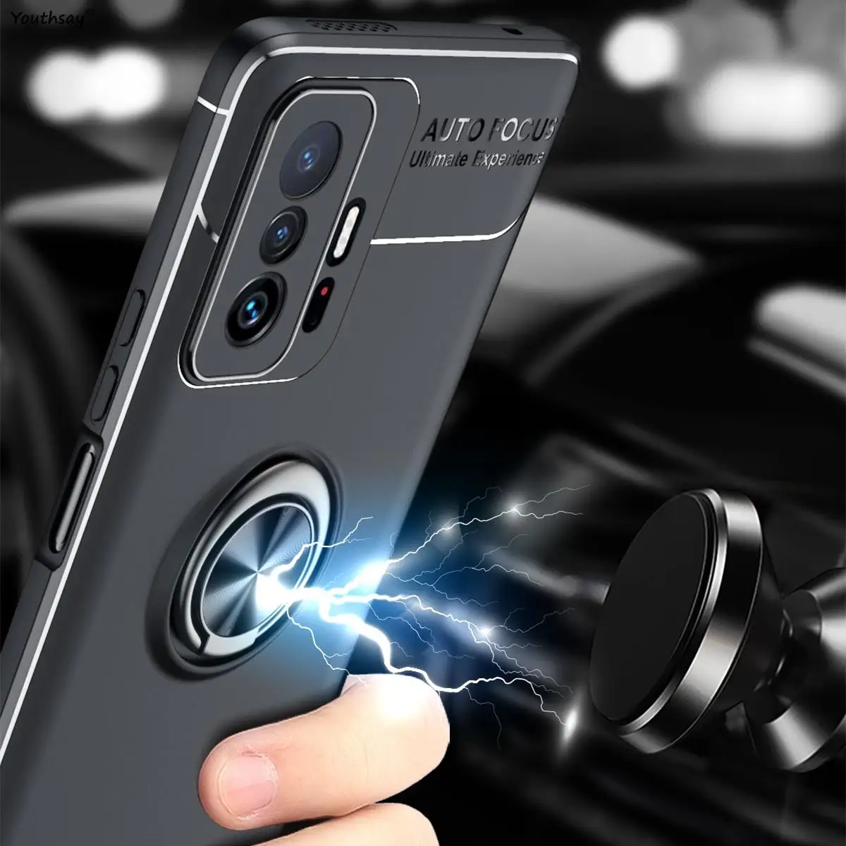 Per Xiaomi 11T Custodia Per Xiaomi 11T 12T Pro Mi 11 12 Lite Redmi 10 Cover Funda Megnet Supporto Per Telefono Paraurti Per Xiaomi 11T