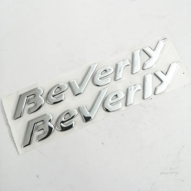 Moto Sollevare Emblema 3D Distintivo Italiano Adesivo Argento Decalcomania Per Adesivi Piaggio Aac 500 Moto Scooter